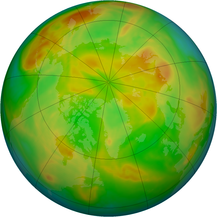 Arctic ozone map for 11 May 2008